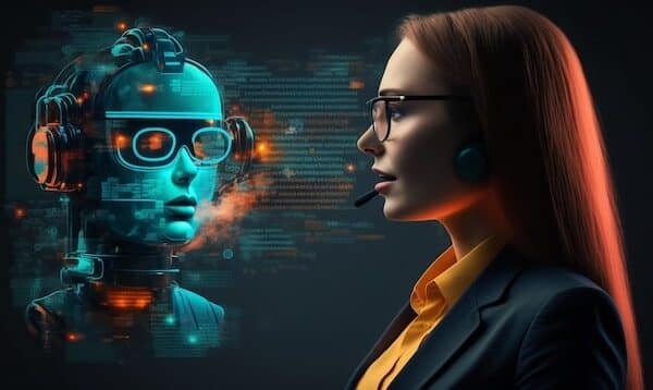 AI in customer service statistics